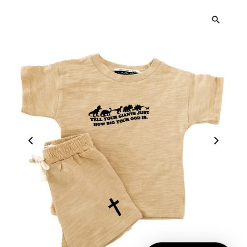 Tell Your Giants Shorts & Tee Set – OUR HOUSE ABOVE