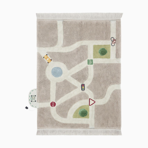 Lorena Canals Eco-City Washable Play Rug - Eco City, 4' X 5' 7"