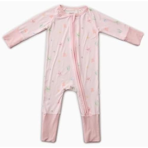 Ultra-Soft Convertible Baby Romper - Gender Neutral Baby Clothes with 2-Way Zipper, Footless Onesie and Sleepwear, Unisex