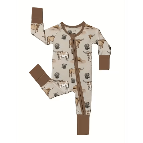 a cozy bamboo fiber onesie babies children featuring a - Temu