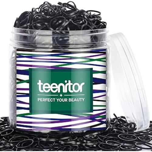 Clear Elastic Hair Bands, 2000pcs Mini Hair Rubber Bands, Hair Ties, Soft Hair Elastics Ties, 2mm in Width and 30mm in Length