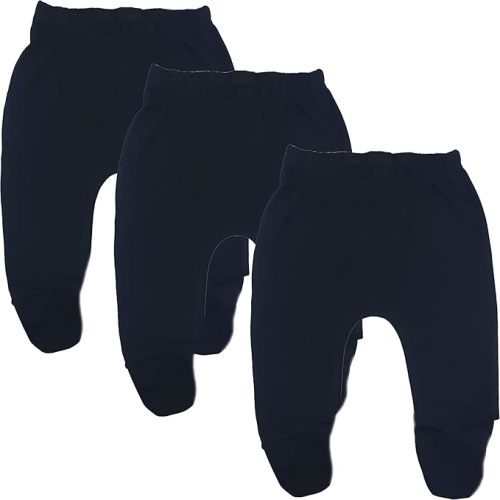 123 Bear Baby Soft Cotton Spandex Pants with Feet