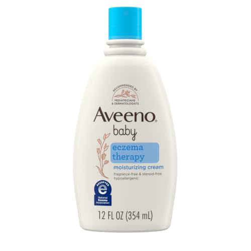 Aveeno Baby Eczema Therapy Moisturizing Cream with Oatmeal, 12 fl. oz