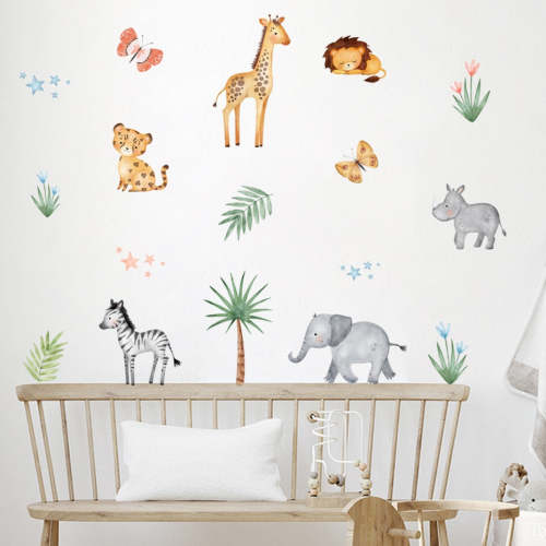Baby Safari Wall Decal