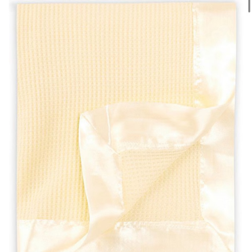 Starting Out Baby Satin-Trim Blanket