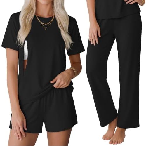 3 Piece Maternity Nursing Pajamas Set
