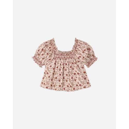 Ada Blouse Pink Floral – Rylee + Cru