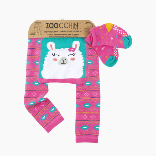 ZOOCCHINI Legging and Sock Set - Llama, 6-12 Months