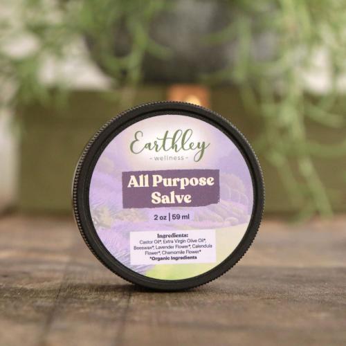All Purpose Salve | Soothing Herbal Relief for Cuts and Irritated Skin | Natural Wellness | Earthley | Earthley Wellness