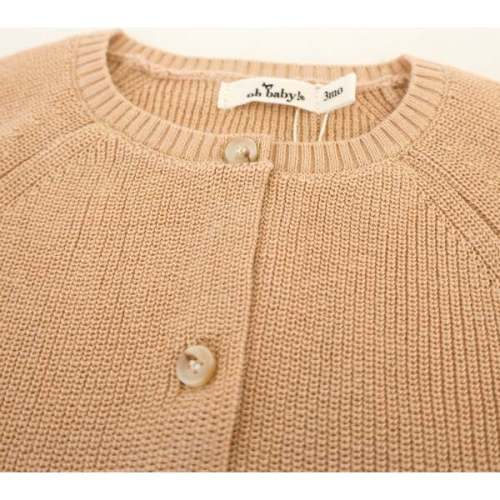 Country Club Knitted Romper, Natural - Oh Baby! | Maisonette