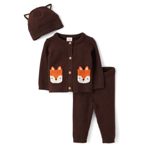 Gymboree baby-boys And Newborn Long Sleeve Sweater and Pants, 3 Piece Outfit