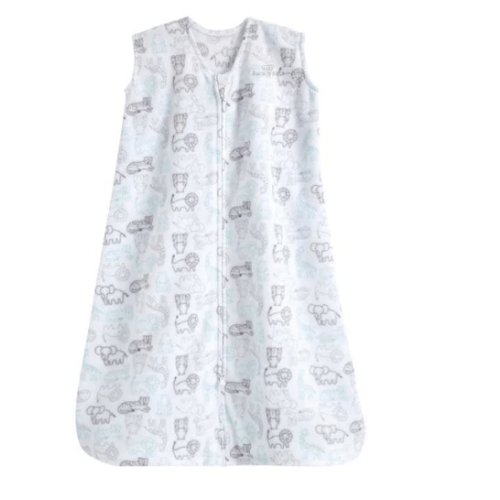 Animal Print Micro-Fleece Wearable Baby Blanket M | HALO