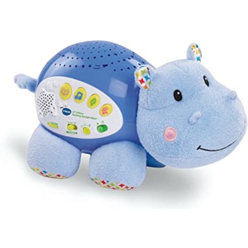 VTech Baby Lil' Critters Soothing Starlight Hippo, Blue