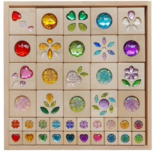Sparkle Garden Gem Set – 30-piece Small & 40-piece Large Sets
