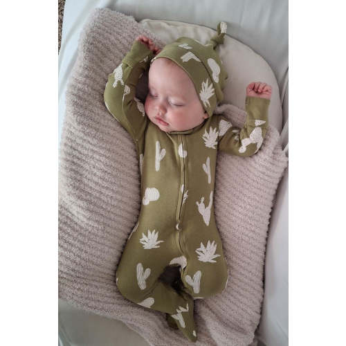 Sage Cactus Footie – Frost Ranch Wear