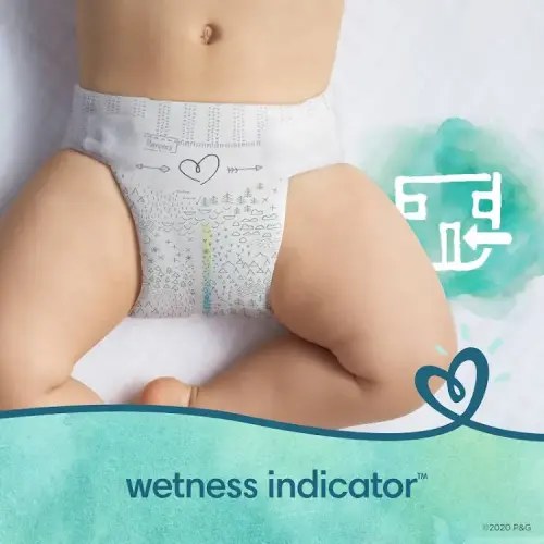 Pampers pure diapers