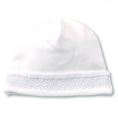 Hand Smocked CLB Charmed White Hat