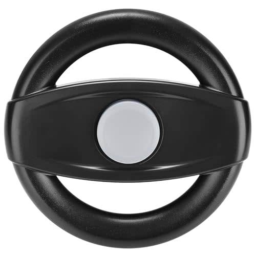 Accmor Stroller Steering Wheel Toy, Simulated Steering Wheel for Stroller Shopping Carts Cart Universal Detachable Pretend Driving Funny Toy Attachment