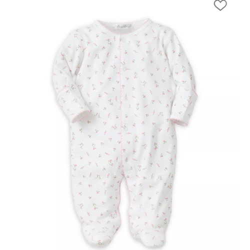Girls' Garden Roses Print Footie - Baby