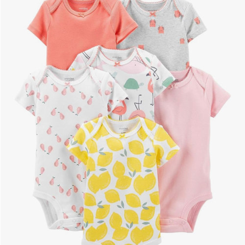 Simple Joys by Carter's Baby-Girls 6-Pack Short-Sleeve Bodysuit
