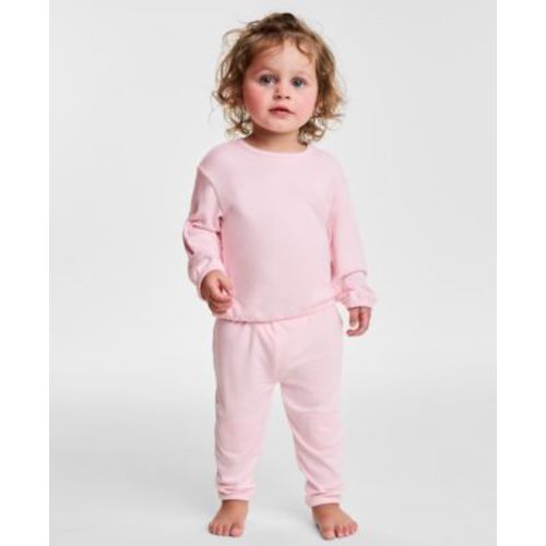 Baby Girls Soft and Cozy Heart Pants, Macy's Exclusive