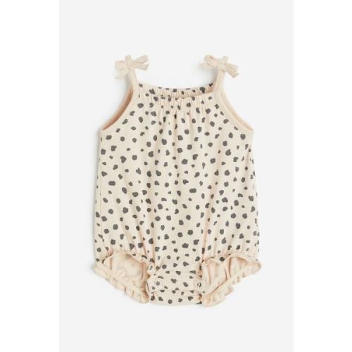 Sleeveless Cotton Romper Suit