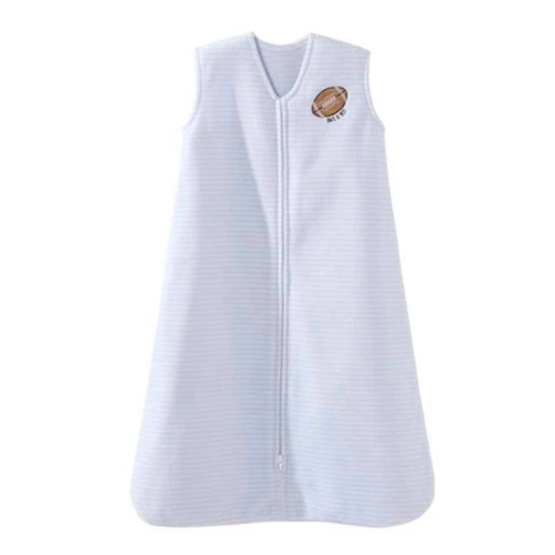 Football Stripe Micro-Fleece Wearable Baby Blanket M | HALO