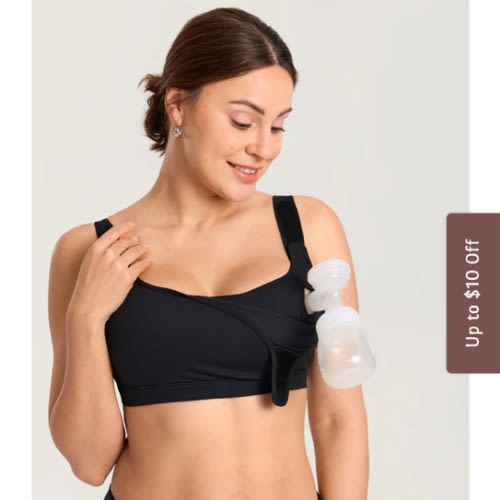 Natrelax® Velcro All-in-One Nursing & Pumping Bra