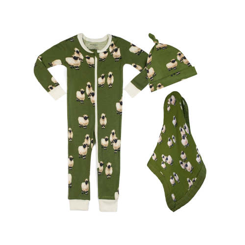 Sweet Dreams Zipper Pajama Bundle: Valais Sheep