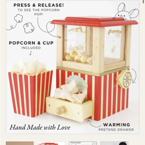 Vintage Popcorn Maker– Odin Parker