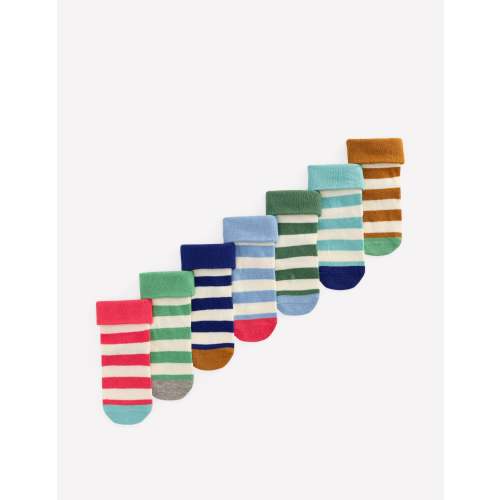 7-Pack Baby Socks-Stripes | Boden USA