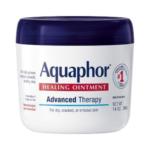 Aquaphor Healing Ointment Skin Protectant Advanced Therapy Moisturizer for Dry and Cracked Skin Unscented - 14oz