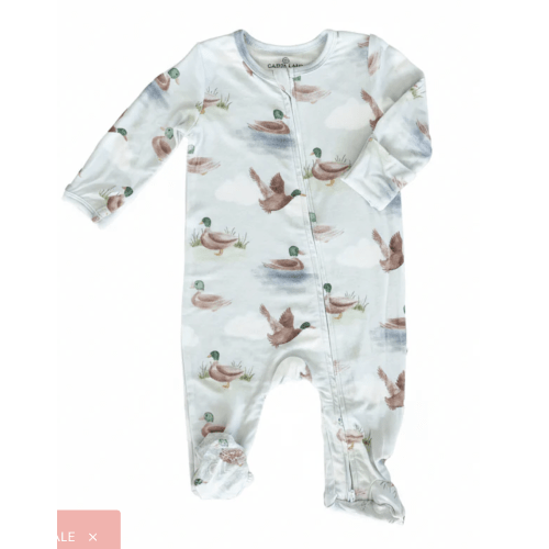 Little Duckling Zipper Footie