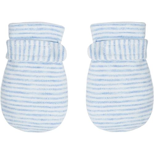 Newborn Baby No Scratch Mittens Stay On, 100% Cotton Breathable, Adjustable Infant Gloves for Baby Boys Girls Mittens