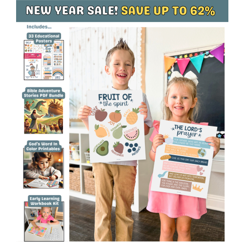 Little Christians Head Start Kit - Christian Educational Posters