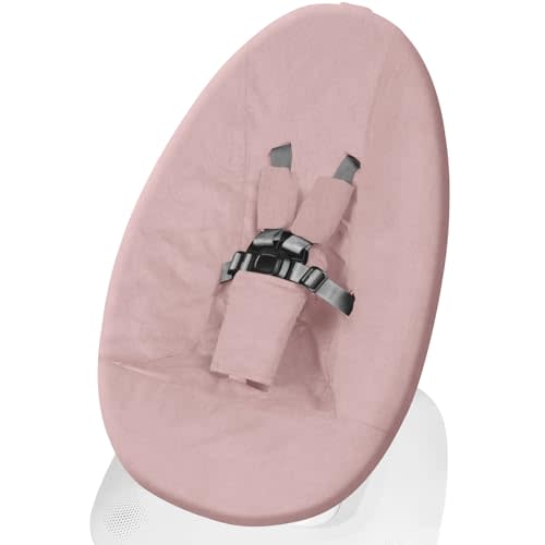 Greuame Baby Swing Cover - Compatible with 4moms MamaRoo 5 Launched 2022 - Soft & Breathable Fabric, Machine Washable, Perfect for Baby & Newborn (Cover Only) Pink