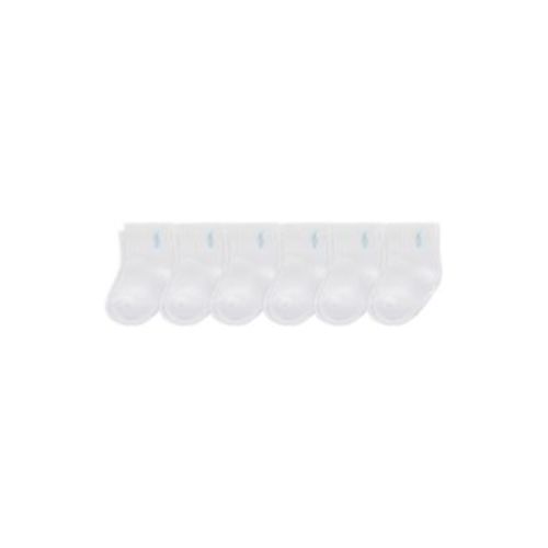 Baby Boys Sport Quarter Socks - 6 Pack