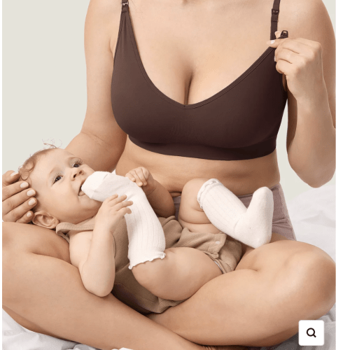 Seamless Soft Knit Nursing Bra
