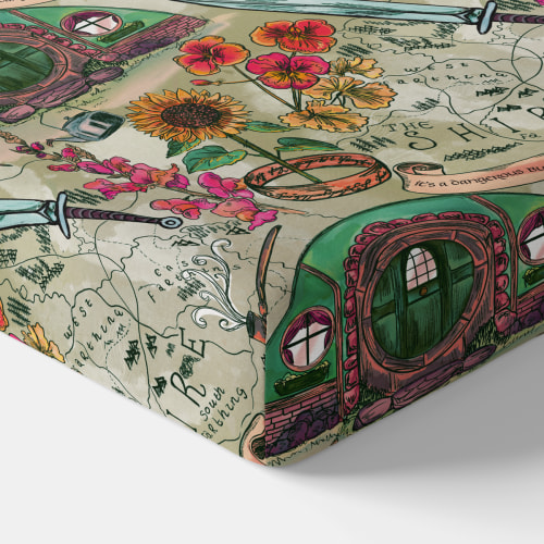 The Lord of the Rings™ Map of the Shire Crib Sheet