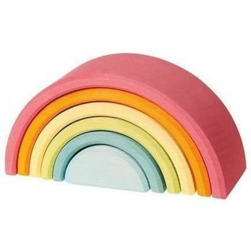 Grimm's Pastel Rainbow - 6 Piece | The Natural Baby Company