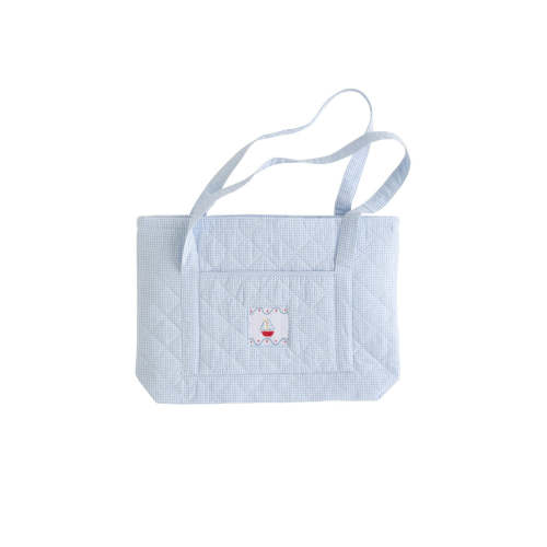 Quilted Luggage - Sailboat Cosmetic bag