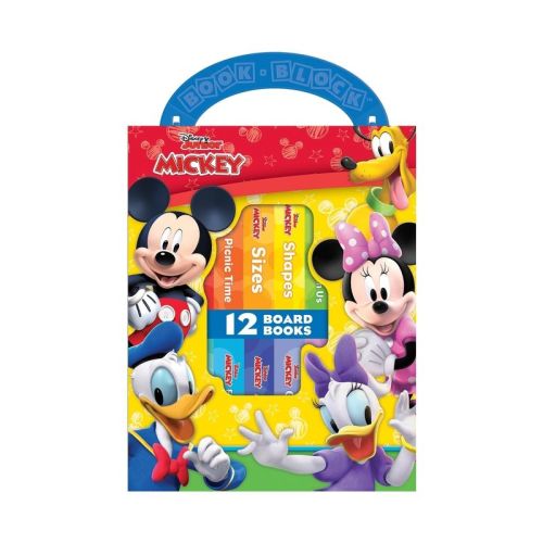 Disney Junior Mickey Mouse Clubhouse: 12 Board Books - by Pi Kids (Mixed Media Product)