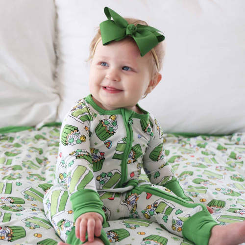 Shamrock Sweets Convertible Zip Romper