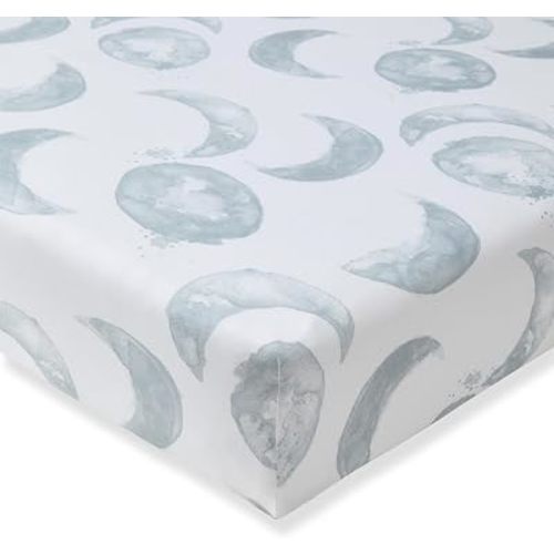 Burt's Bees Baby Organic Cotton Fitted Crib Sheet, Unisex Baby Beddings