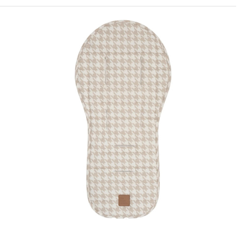Houndstooth Universal Linen Pram Liner