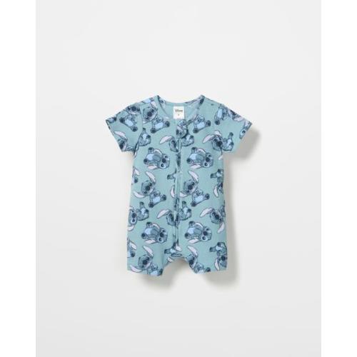 Baby Disney Organic Cotton Waffle Romper  - Stitch