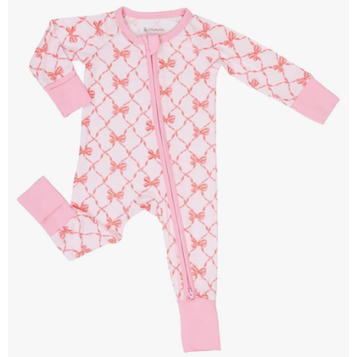LollyBanks Baby Pajamas, 2-Way Zipper Romper, 95% Viscose Made from Bamboo and 5% Spandex, Baby Sleepers
