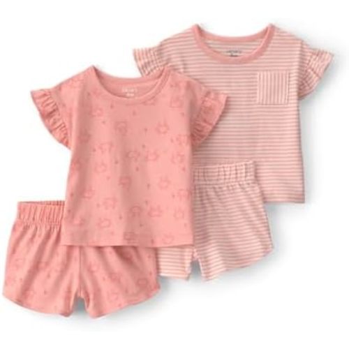 Carter's Baby Girls' 4-piece Short Set