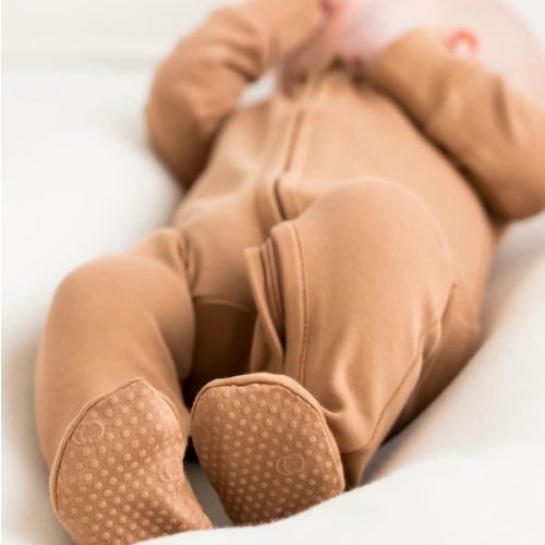 Peyton Zipper Sleeper- Colored Organics