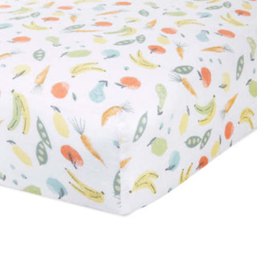 Farm to Table Print Muslin Crib Sheet
